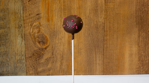 Chocolate Covered Strawberry Cake Pops