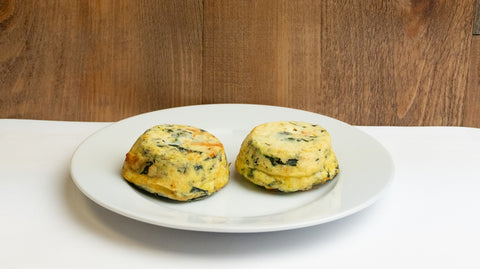 Spinach Feta Egg White Bites