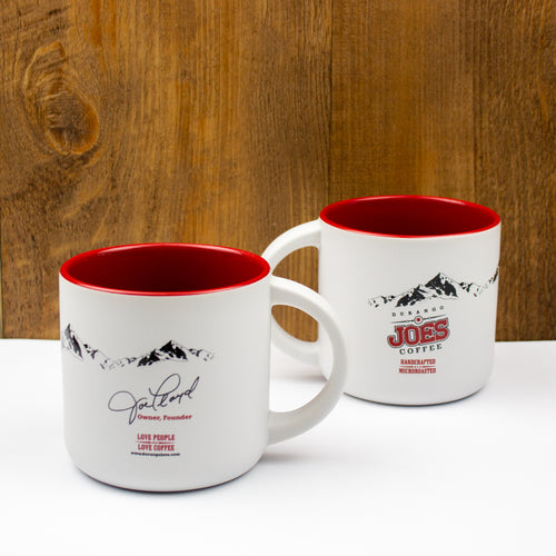 14oz Joes Signature Ceramic Mug | Matte White