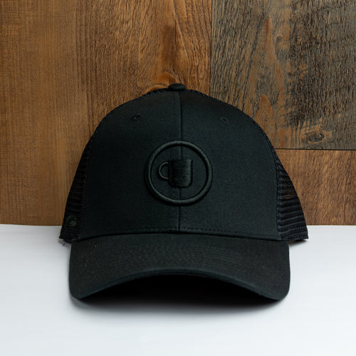Black Logo Circle Hat