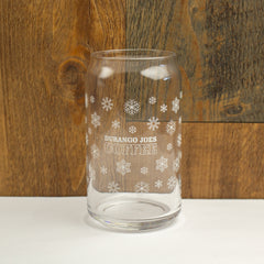 Snowflake Soda Glass