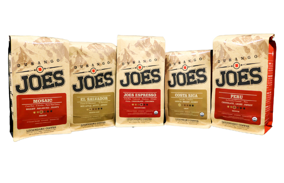 Build A Box Coffee Subscription 5 bags Durango Joes Coffee